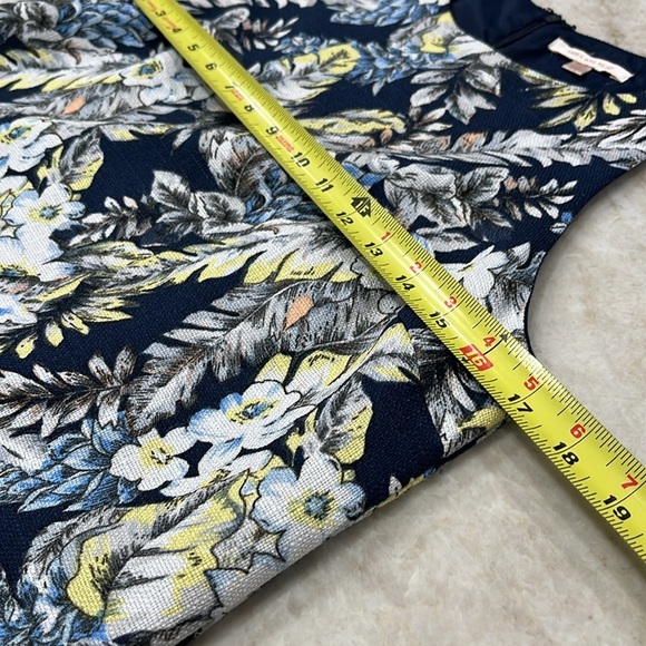 Stitch Fix Skies Are‎ Blue | Sleeveless Shift Dress | Navy White Yellow | XS - Picture 11 of 15